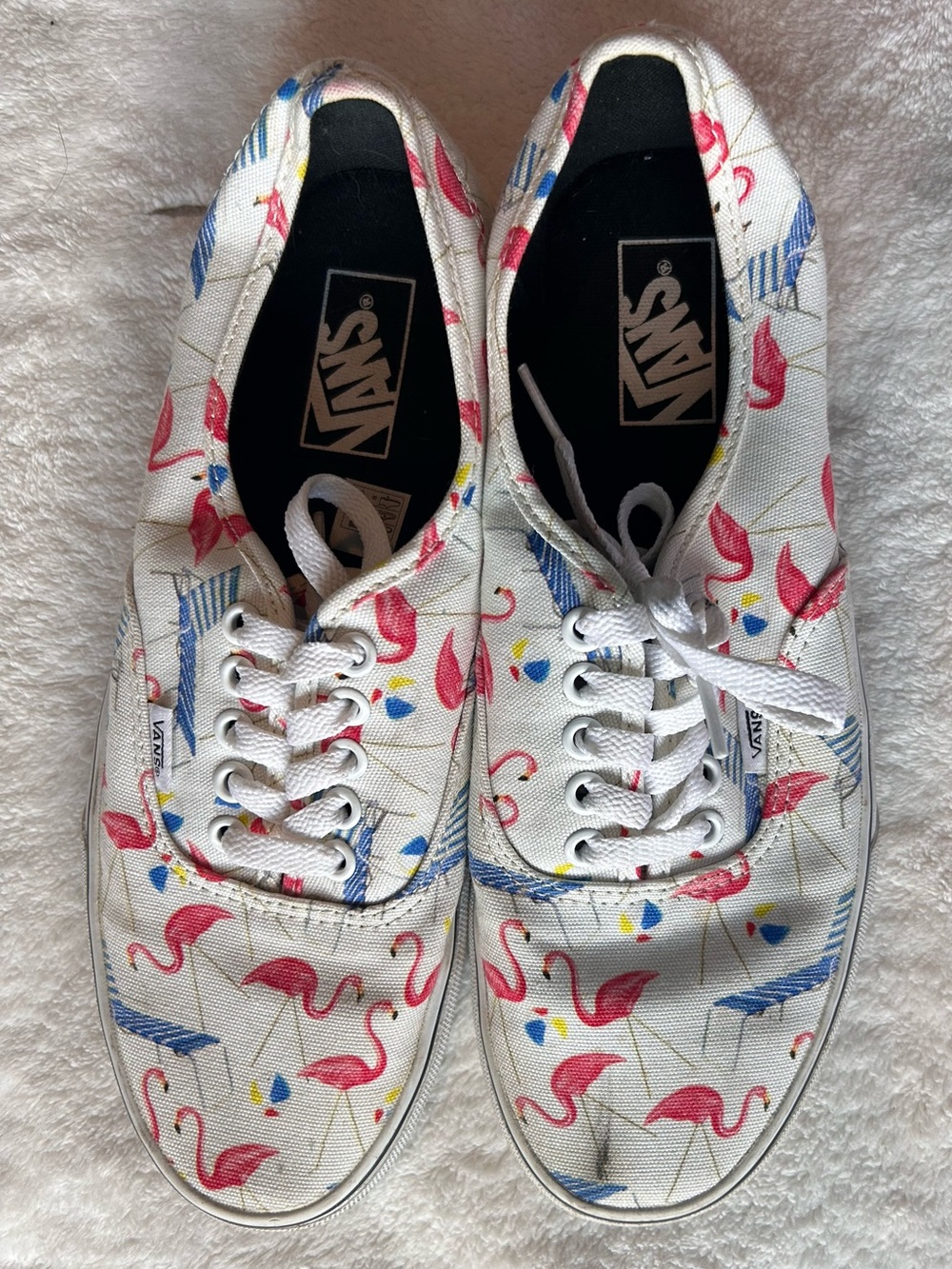 Vans Authentic Flamingo White Size 9/10.5